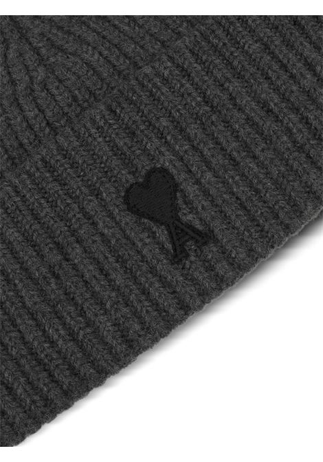 cappello beanie adc uomo grigio AMI PARIS | UBO006.0180504